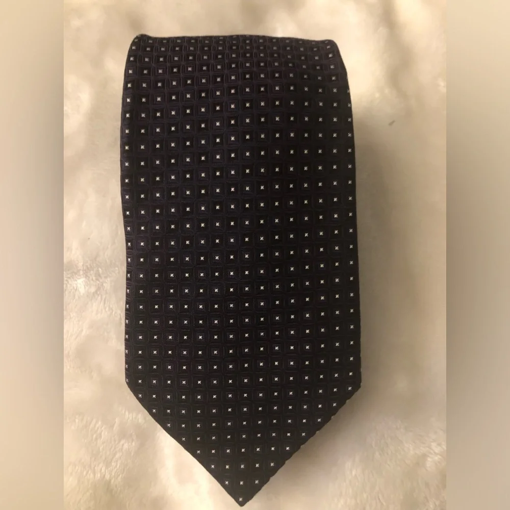 Armani dark purple Micro-Pattern Men's Tie